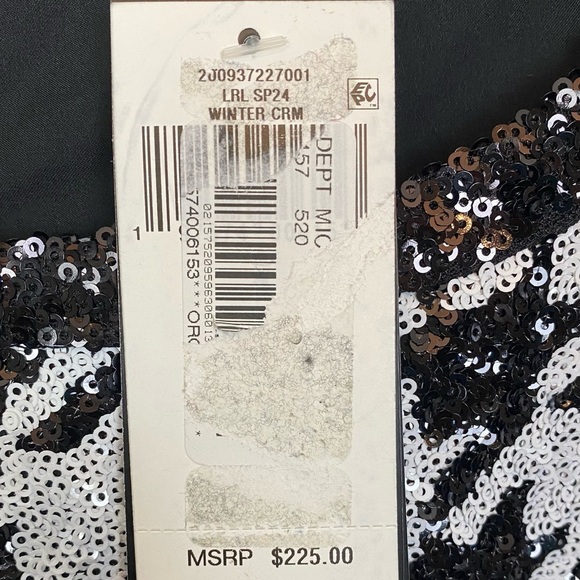 Lauren Ralph Lauren Sequined Houndstooth Tank Top - Picture 9 of 9